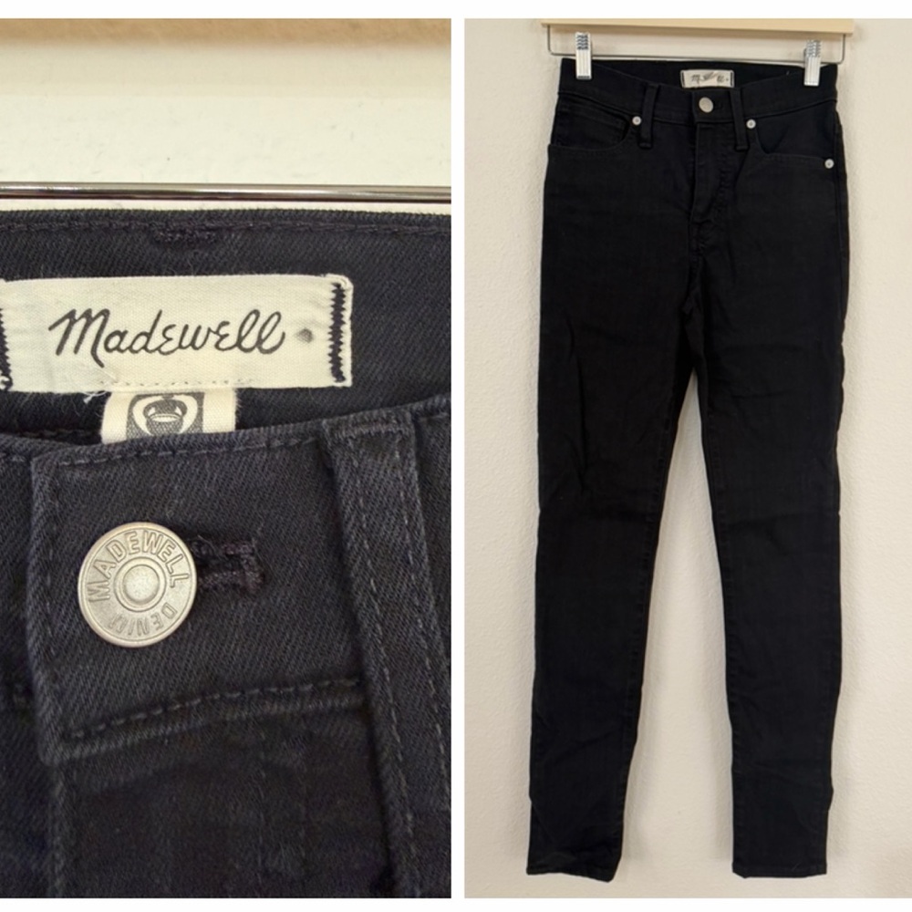 Madewell Women's Dark Denim Skinny Mid-Rise Jeans 24T size J003